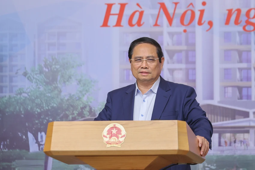 Thủ tướng giao NHNN hướng dẫn về điều kiện vay vốn mua nhà ở xã hội theo hướng đơn giản. Ảnh: VGP