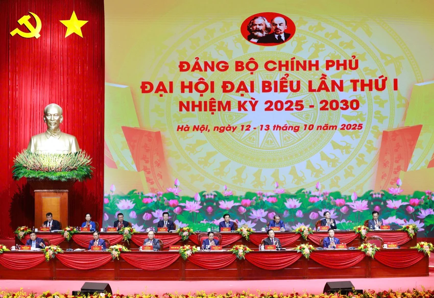 Đại hội Đảng bộ Chính phủ lần thứ I tiến hành phiên trù bị