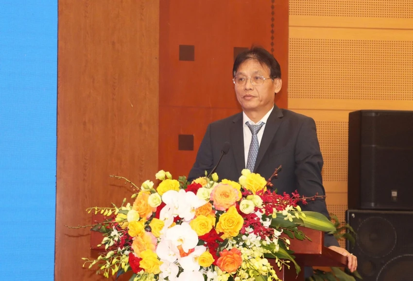Ông Đặng Ngọc Minh, Phó Cục trưởng Cục Thuế thông tin về cải cách chính sách thuế. Ảnh: MINH TRÚC