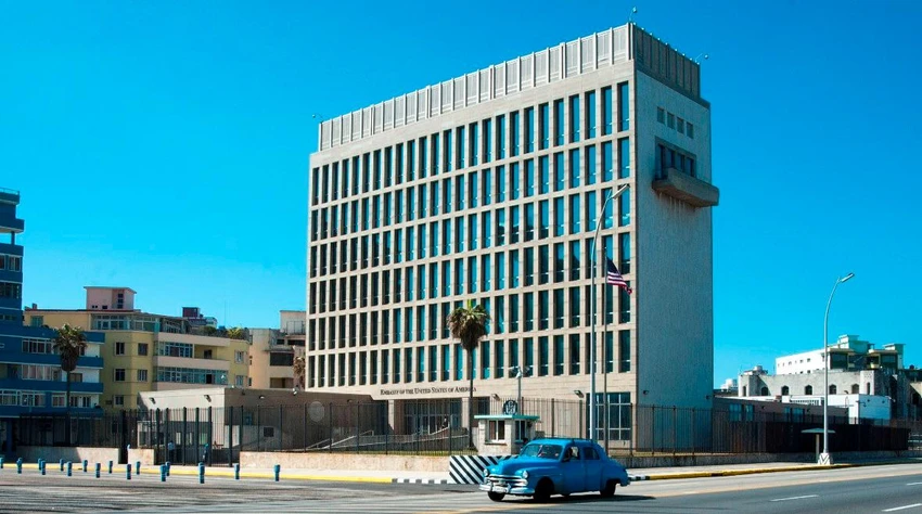 Đại sứ quán Mỹ toạ lạc tại thủ đô Havana, Cuba. Ảnh: ĐẠI SỨ QUÁN MỸ TẠI CUBA Đại sứ quán Mỹ toạ lạc tại thủ đô Havana, Cuba. Ảnh: ĐẠI SỨ QUÁN MỸ TẠI CUBA