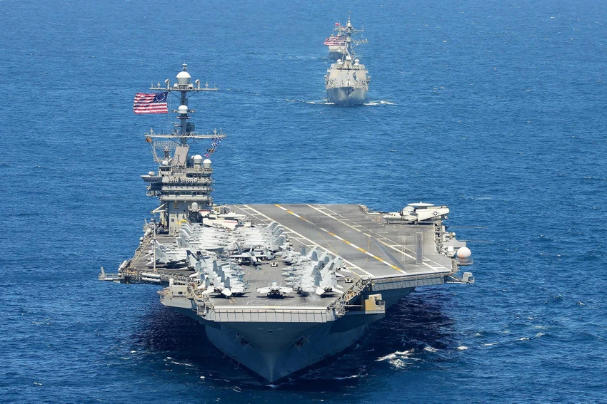 Tàu sân bay USS George Washington. Ảnh: US NAVY Tàu sân bay USS George Washington. Ảnh: US NAVY