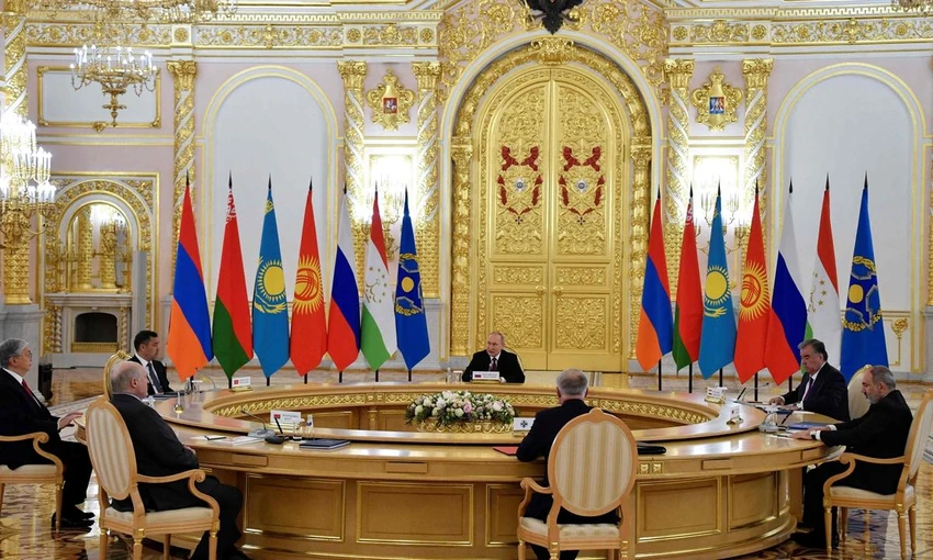 Lãnh đạo 6 nước CSTO hội đàm hôm 16-5. Ảnh: VCG Lãnh đạo 6 nước CSTO hội đàm hôm 16-5. Ảnh: VCG