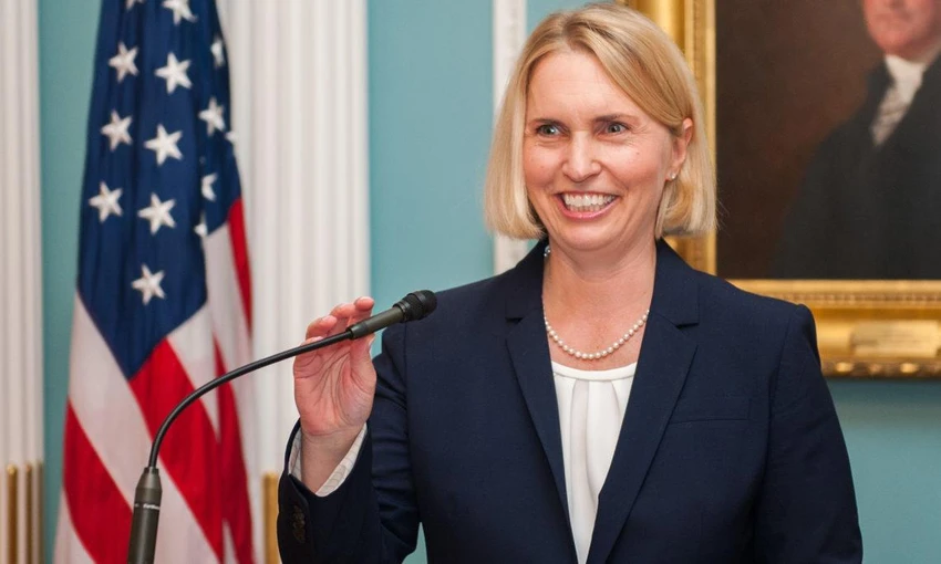 Đại sứ Mỹ tại Ukraine – bà Bridget Brink. Ảnh: ĐẠI SỨ QUÁN MỸ TẠI SLOVAKIA Đại sứ Mỹ tại Ukraine – bà Bridget Brink. Ảnh: ĐẠI SỨ QUÁN MỸ TẠI SLOVAKIA