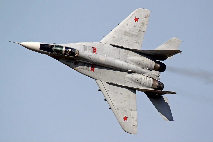Tiêm kích phản lực MiG-29 của Nga. Ảnh: WIKIPEDIA Tiêm kích phản lực MiG-29 của Nga. Ảnh: WIKIPEDIA