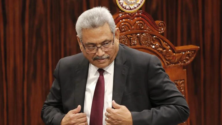 Tổng thống Sri Lanka - ông Gotabaya Rajapaksa phát biểu trước quốc hội nước này vào tháng 1-2020. Ảnh: AP Tổng thống Sri Lanka - ông Gotabaya Rajapaksa phát biểu trước quốc hội nước này vào tháng 1-2020. Ảnh: AP