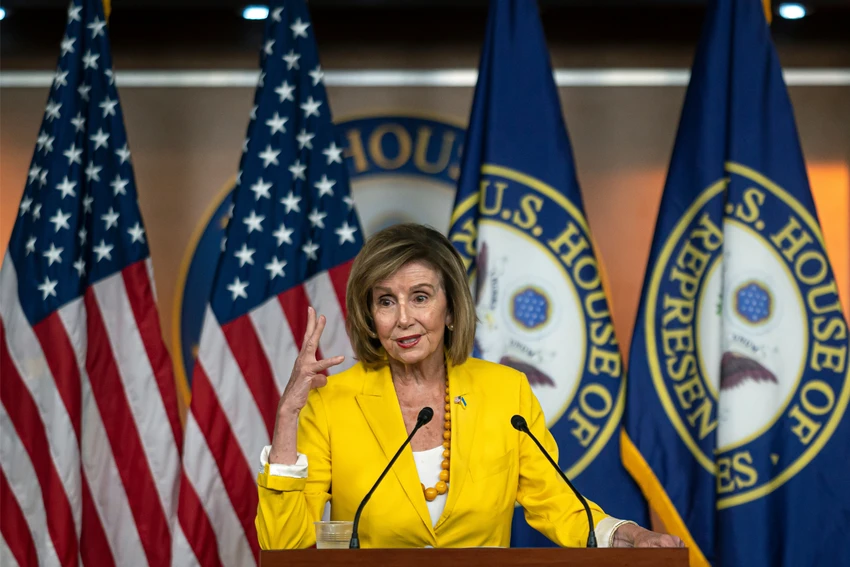 Chủ tịch Hạ viện Mỹ Nancy Pelosi. Ảnh: AFP