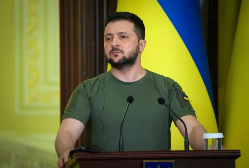 Tổng thống Ukraine - Volodymyr Zelensky. Ảnh: AP Tổng thống Ukraine - Volodymyr Zelensky. Ảnh: AP