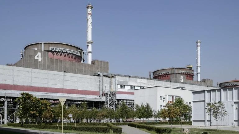 Một góc nhà máy điện hạt nhân Zaporizhzhia hôm 23-8. Ảnh: SPUTNIK Một góc nhà máy điện hạt nhân Zaporizhzhia hôm 23-8. Ảnh: SPUTNIK