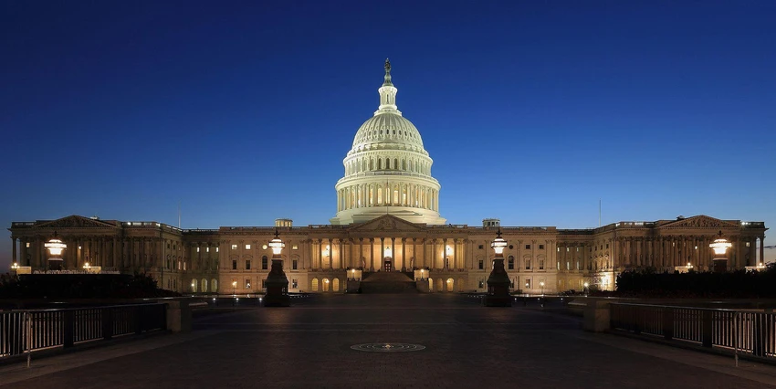 Điện Capitol, còn gọi là Tòa Quốc hội Mỹ, là trụ sở của quốc hội Mỹ. Ảnh: WIKIPEDIA