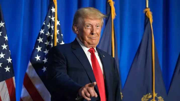 Ông Trump phát biểu trong tiệc trưa với Liên đoàn Phụ nữ Cộng hòa hôm 27-6. Ảnh: AP Ông Trump phát biểu trong tiệc trưa với Liên đoàn Phụ nữ Cộng hòa hôm 27-6. Ảnh: AP