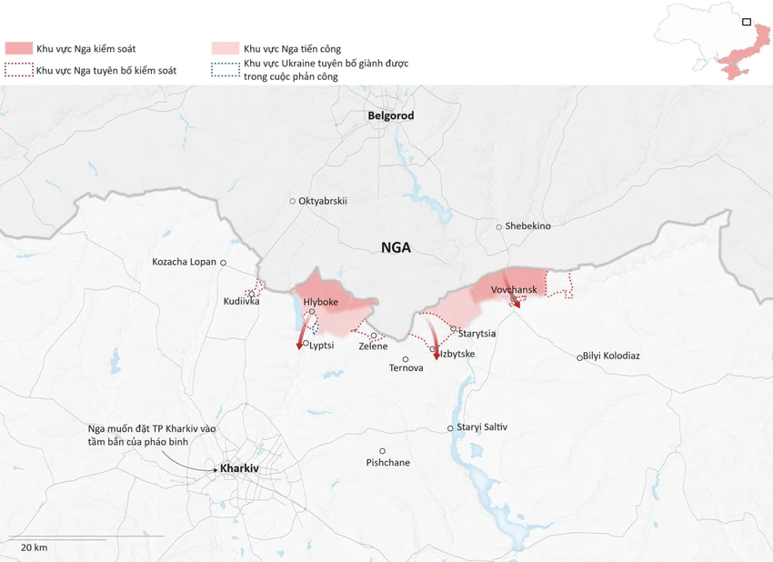 Ukraine ổn định được Kharkiv, Nga gây sức ép ở Donetsk