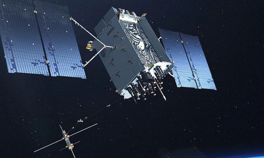 Vệ tinh GPS III của Mỹ. Ảnh: US AIR FORCE Vệ tinh GPS III của Mỹ. Ảnh: US AIR FORCE