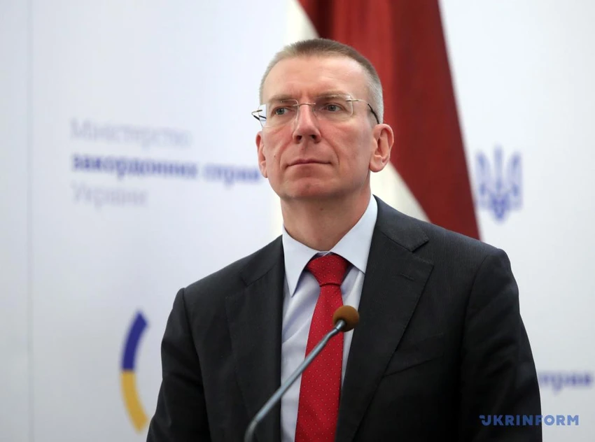 Ngoại trưởng Latvia Edgars Rinkevics. Ảnh: UKRINFORM