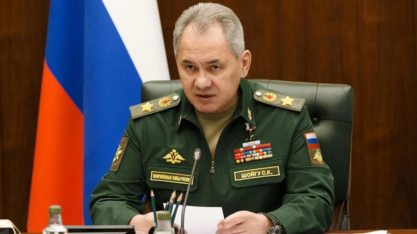 Bộ trưởng Quốc phòng Nga Sergei Shoigu. Ảnh: BỘ QUỐC PHÒNG NGA Bộ trưởng Quốc phòng Nga Sergei Shoigu. Ảnh: BỘ QUỐC PHÒNG NGA