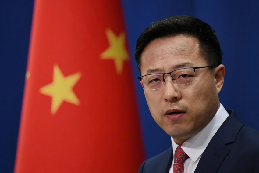 Phát ngôn viên Bộ Ngoại giao Trung Quốc Triệu Lập Kiên. Ảnh: AFP Phát ngôn viên Bộ Ngoại giao Trung Quốc Triệu Lập Kiên. Ảnh: AFP