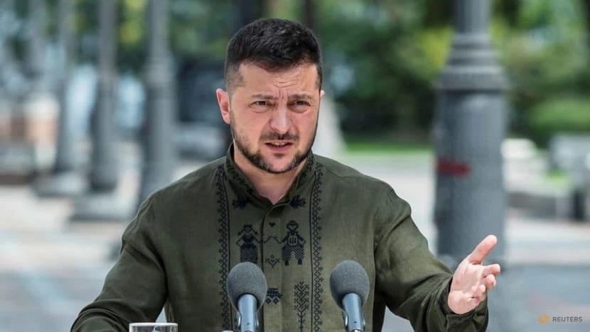 Tổng thống Ukraine - ông Volodymyr Zelensky. Ảnh: REUTERS Tổng thống Ukraine - ông Volodymyr Zelensky. Ảnh: REUTERS