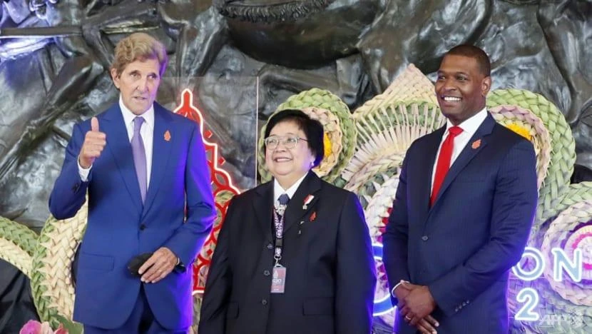 Hội nghị khí hậu G20 tổ chức tại Bali (Indonesia). Ảnh: AFP Hội nghị khí hậu G20 tổ chức tại Bali (Indonesia). Ảnh: AFP