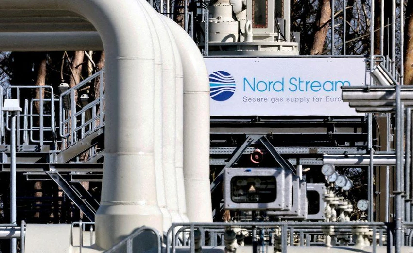 Đường ống dẫn khí NORD STREAM 1 tại Lubmin (Đức). ẢNH: REUTERS Đường ống dẫn khí NORD STREAM 1 tại Lubmin (Đức). ẢNH: REUTERS