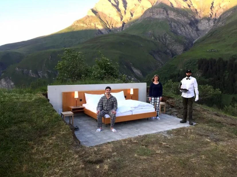 Các phòng "khách sạn ngàn sao" này nằm rải rác xung quanh miền đông Thụy Sĩ. Ảnh: NULL STERN HOTEL