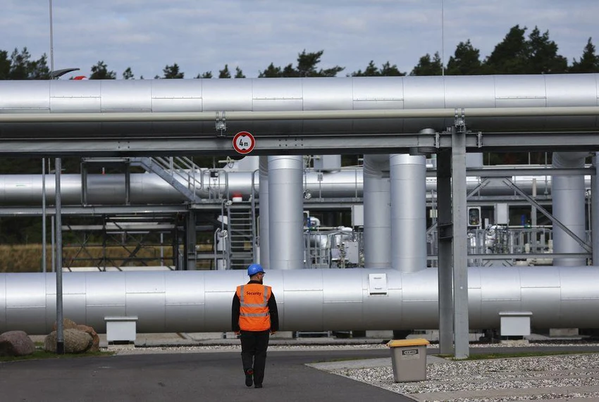 Đường ống dẫn khí Nord Stream 2 ở Lubmin (Đức). ẢNH: REUTERS Đường ống dẫn khí Nord Stream 2 ở Lubmin (Đức). ẢNH: REUTERS