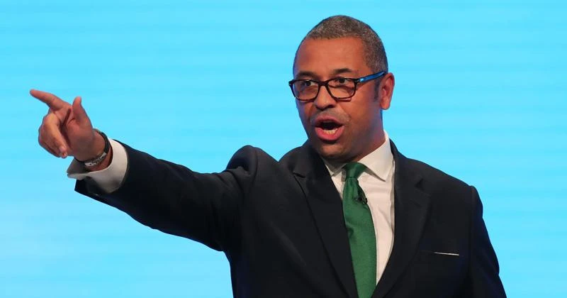 Ngoại trưởng Anh James Cleverly. ẢNH: AP