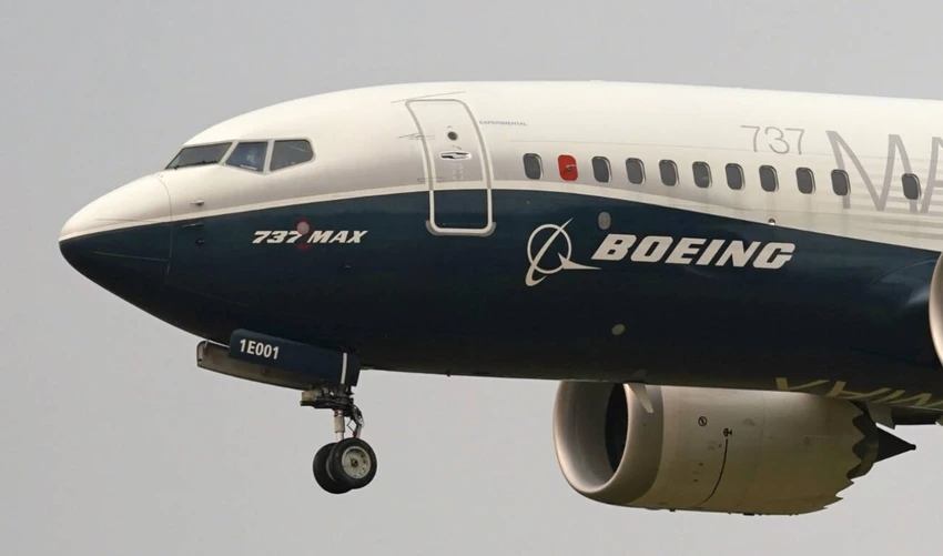 Máy bay Boeing 737 Max. Ảnh: AP