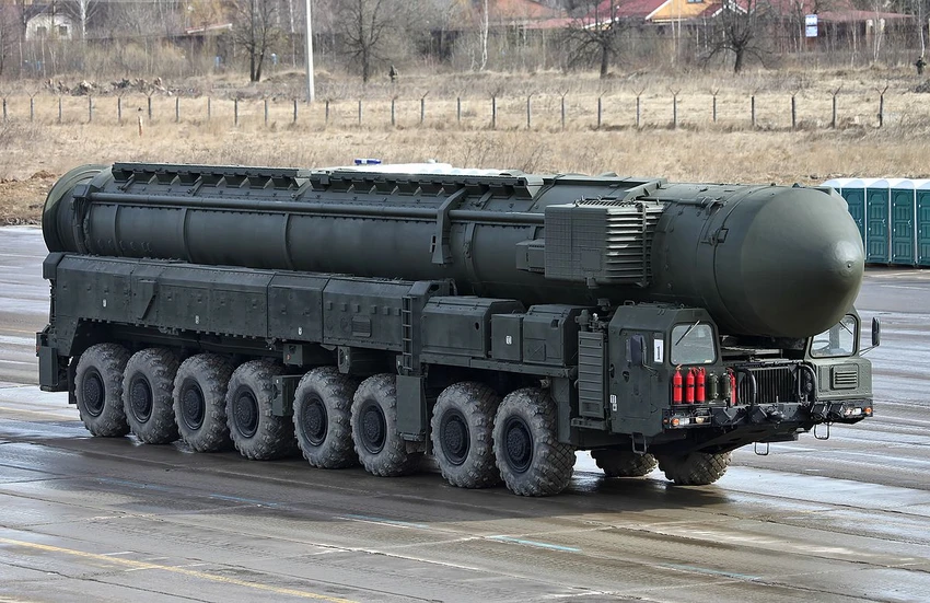 Tên lửa đạn đạo liên lục địa (ICBM) Sarmat. Ảnh: EURASIAN TIMES Tên lửa đạn đạo liên lục địa (ICBM) Sarmat. Ảnh: EURASIAN TIMES