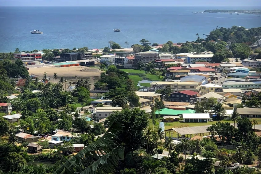 Thủ đô Honiara của Quần đảo Solomon. Ảnh: AP Thủ đô Honiara của Quần đảo Solomon. Ảnh: AP