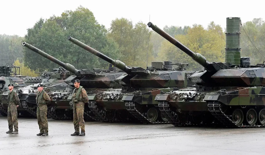 Leopard 2 của Đức. Ảnh: REUTERS Leopard 2 của Đức. Ảnh: REUTERS