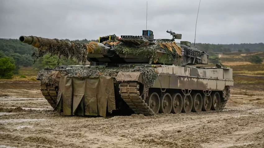 Xe tăng Leopard 2. Ảnh: GETTY IMAGES Xe tăng Leopard 2. Ảnh: GETTY IMAGES