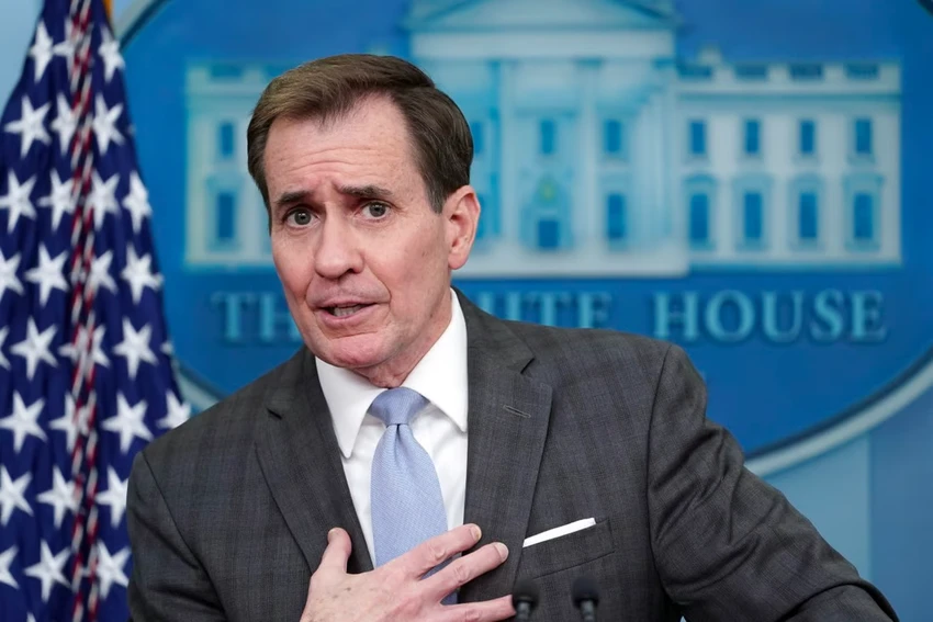 Phát ngôn viên Hội đồng An ninh Quốc gia Nhà Trắng John Kirby. Ảnh: AP Phát ngôn viên Hội đồng An ninh Quốc gia Nhà Trắng John Kirby. Ảnh: AP