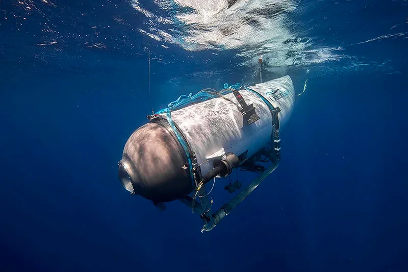 Tàu ngầm Titan thuộc công ty OceanGate. Ảnh: GETTY IMAGES