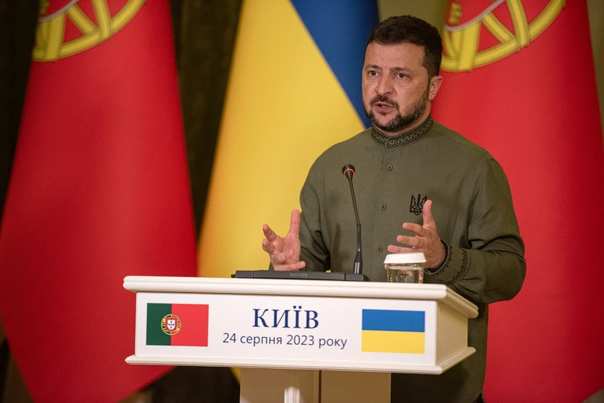 Tổng thống Ukraine - ông Volodymyr Zelensky. Ảnh: GETTY IMAGES Tổng thống Ukraine - ông Volodymyr Zelensky. Ảnh: GETTY IMAGES