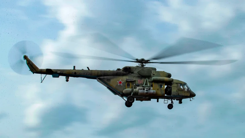 Máy bay trực thăng Mi-8 được sử dụng trong chiến sự Nga-Ukraine. Ảnh: AFP Máy bay trực thăng Mi-8 được sử dụng trong chiến sự Nga-Ukraine. Ảnh: AFP