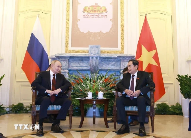 Chủ tịch Quốc hội Trần Thanh Mẫn hội kiến Tổng thống Nga Vladimir Putin 3.jpg
