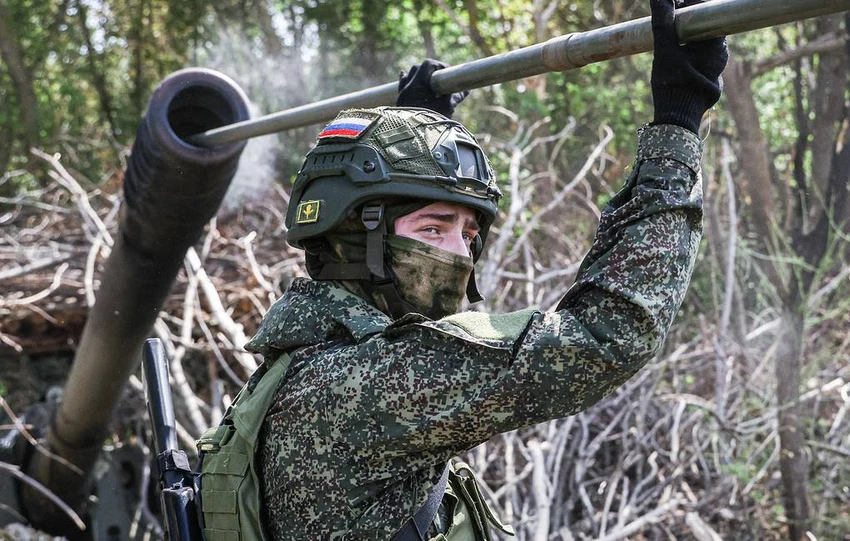 Binh sĩ Nga hoạt động trên chiến trường Ukraine. Ảnh: TASS