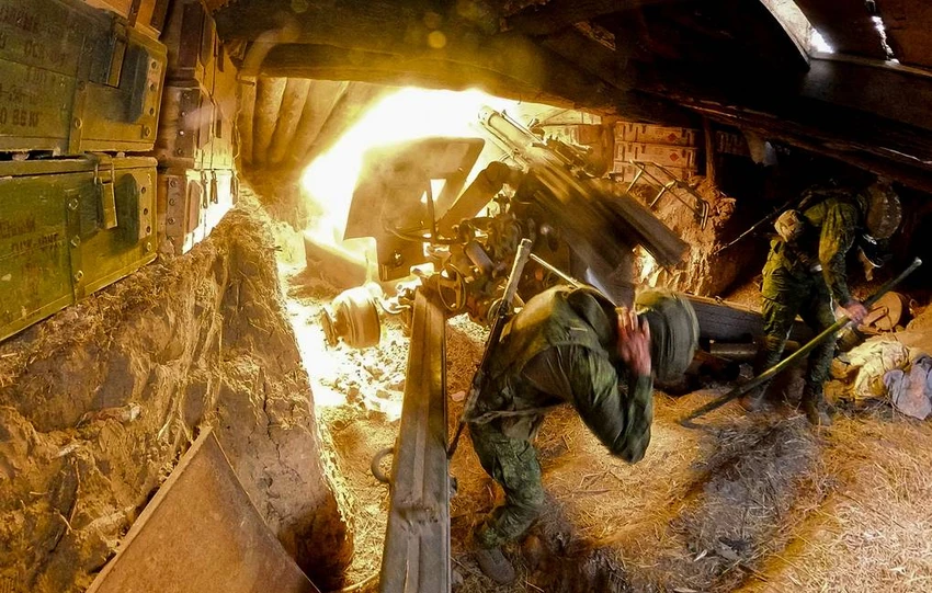 Binh sĩ Nga hoạt động trên chiến trường Ukraine. Ảnh: TASS