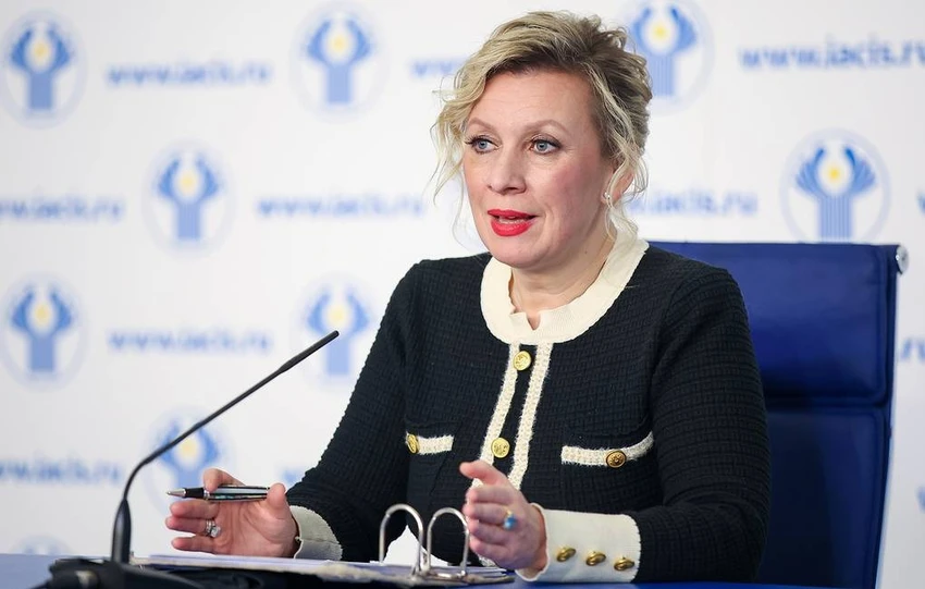 Phát ngôn viên Bộ Ngoại giao Nga Maria Zakharova. Ảnh: TASS Nga- Phương Tây âm mưu 'phá hủy' Iran thông qua 'cách mạng màu'.jpg