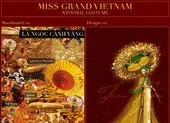 Hé lộ bản phác thảo quốc phục của Á hậu Ngọc Thảo 