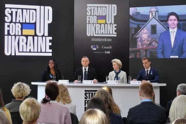 Sự kiện toàn cầu quyên góp 9,1 tỉ Euro cho người dân Ukraine. Ảnh: EPA-EFE Sự kiện toàn cầu quyên góp 9,1 tỉ Euro cho người dân Ukraine. Ảnh: EPA-EFE
