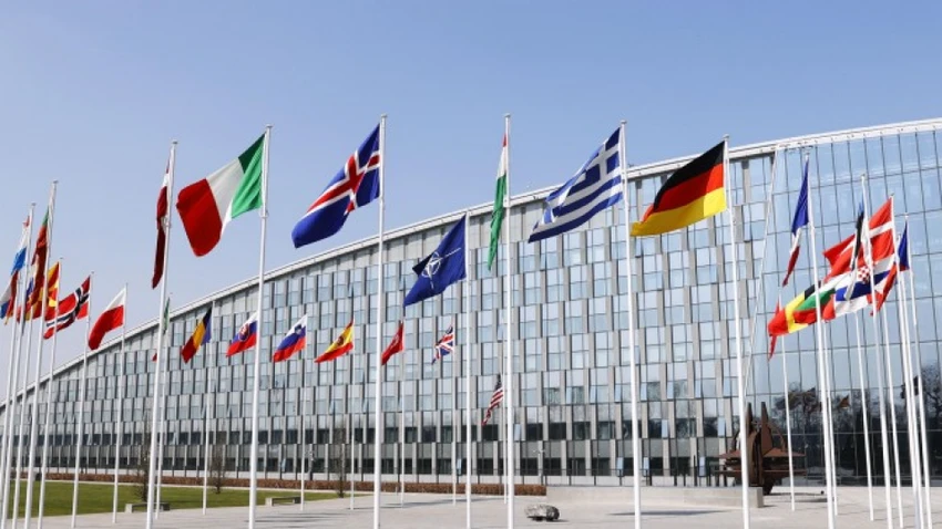 Mỹ bác cáo buộc về ý đồ thiết lập 'NATO phiên bản châu Á'. Ảnh: KYODO NEWS Mỹ bác cáo buộc về ý đồ thiết lập 'NATO phiên bản châu Á'. Ảnh: KYODO NEWS