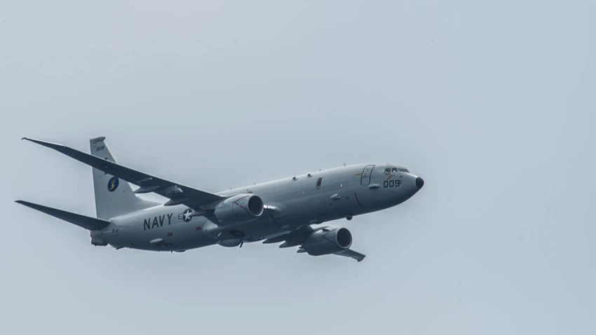 Máy bay trinh sát P-8A Poseidon của Hải quân Mỹ. Ảnh: CNN