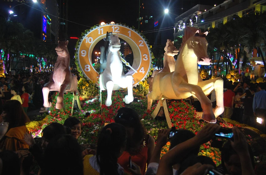 Khai mạc đường hoa Nguyễn Huệ 2014 ảnh 3 Khai mạc đường hoa Nguyễn Huệ 2014 ảnh 3