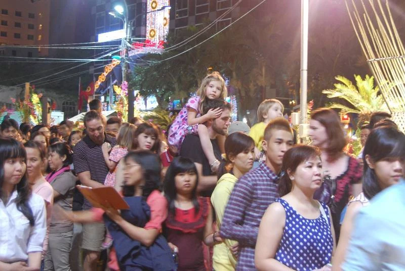 Khai mạc đường hoa Nguyễn Huệ 2014 ảnh 7 Khai mạc đường hoa Nguyễn Huệ 2014 ảnh 7