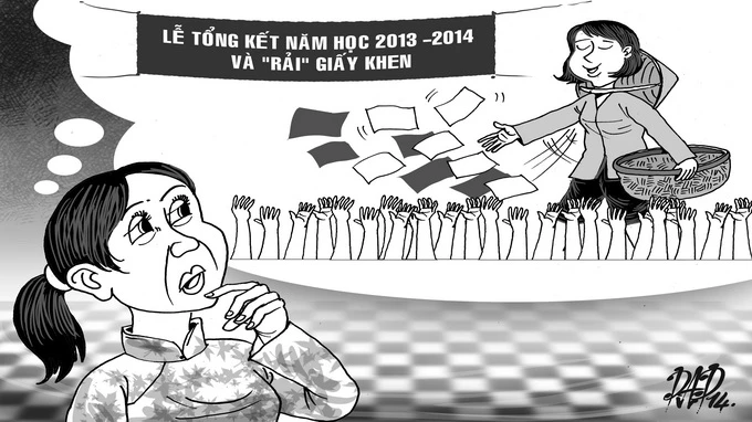 Học sinh cá biệt vẫn được giấy khen? ảnh 1