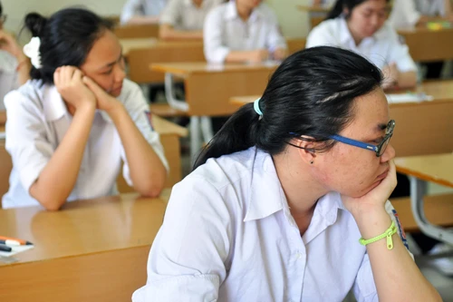 Ngày mai, thí sinh bắt đầu cuộc đua vào đại học. Ảnh: Quý Đoàn. 9-2577-1404366782.jpg