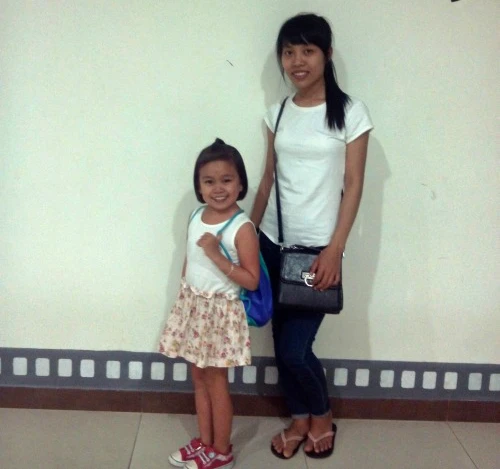 Chị em Thương - Thảo những ngày thi đại học ở Sài Gòn. Ảnh:Khánh Ly. IMG-20140711-212159-3655-1407675016.jpg