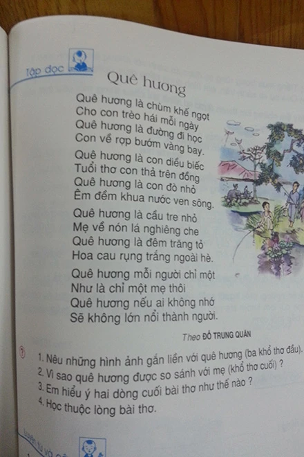Bài thơ “Quê hương” đã xuất hiện trên hàng chục triệu bản in hơn 20 năm qua, nhưng tác giả vẫn không có… nhuận bút.
