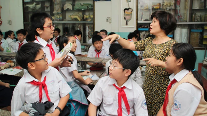 Ở đâu cũng có giáo viên tốt, yêu thương và tận tâm với học trò... Ảnh tư liệu TT. Ở đâu cũng có giáo viên tốt, yêu thương và tận tâm với học trò... Ảnh tư liệu TT.