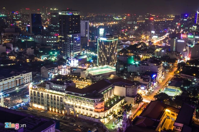 Đêm Sài Gòn đẹp rực rỡ nhìn từ trên cao ảnh 5 Đêm Sài Gòn đẹp rực rỡ nhìn từ trên cao